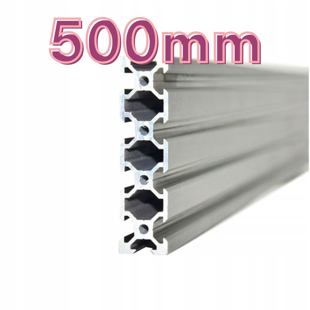 Hliníkový profil V-Slot 20x80x500 mm (stříbrný)