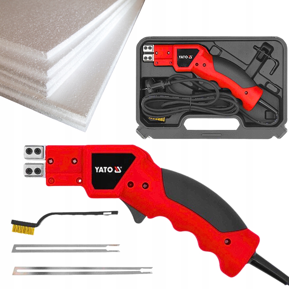 Nôž Na Rezanie Polystyrénu Yato Výkonný 150 W 2 Čepele