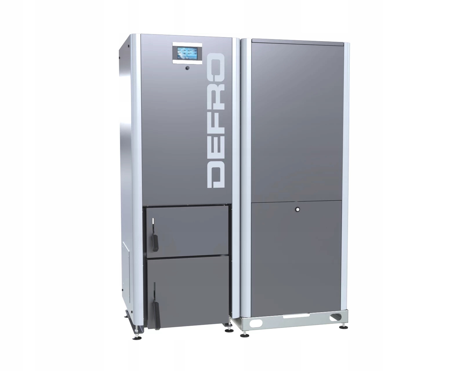 Kocioł na pellet Defro Gamma 15 Kw w kolorze szarym
