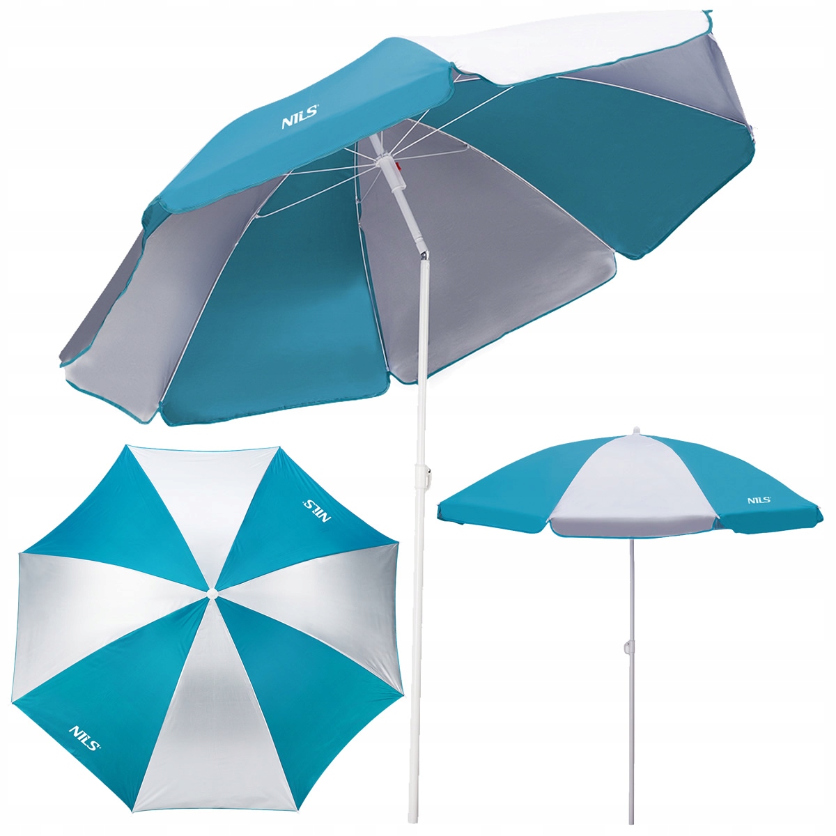

Parasol plażowy ogrodowy balkonowy łamany 180cm