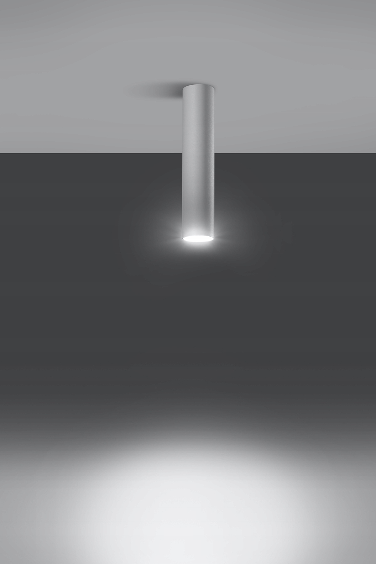 LAMPA Na Sufit PLAFON LAGOS Walec Biały SOLLUX Marka Sollux Lighting