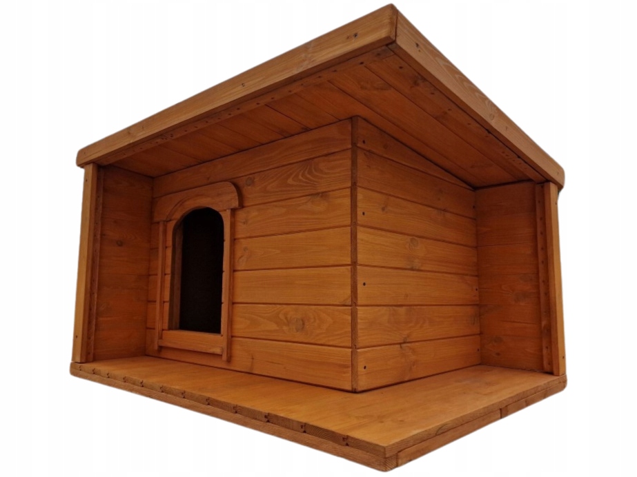 Levně Buda pro psa Budy XXL 12 celá Zateplená Moderní, Terasa, Domeček Zateplený