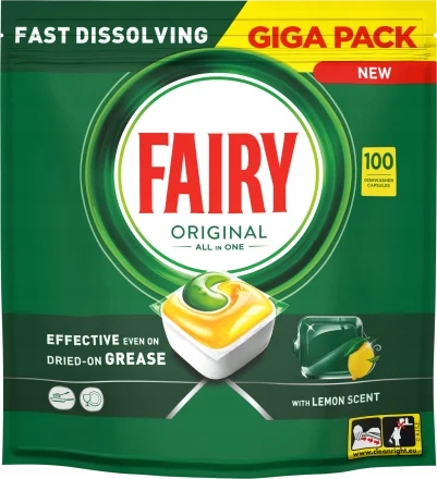 Levně Kapsle do myčky Fairy All In One 100 ks