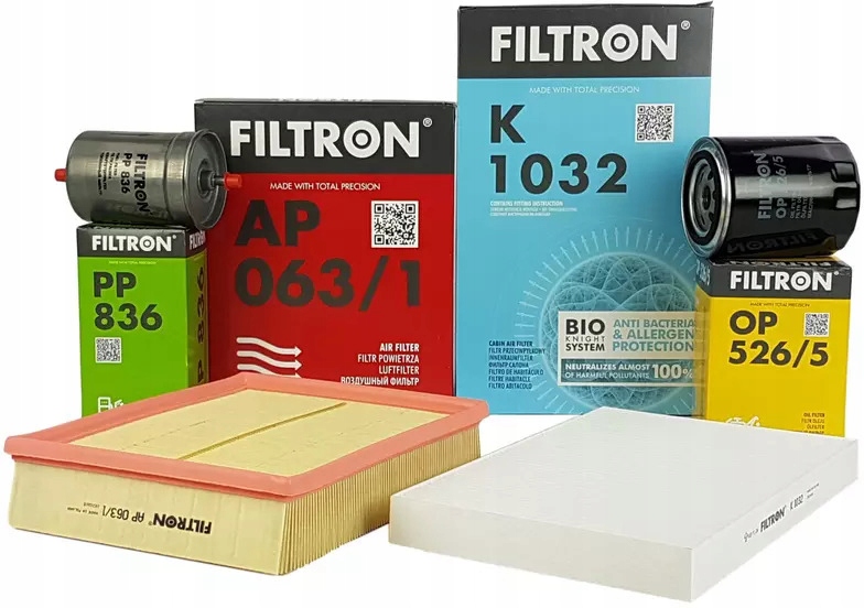 FILTRON ZESTAW FILTRÓW AUDI A6 C5 2.4 2.7T 2.8