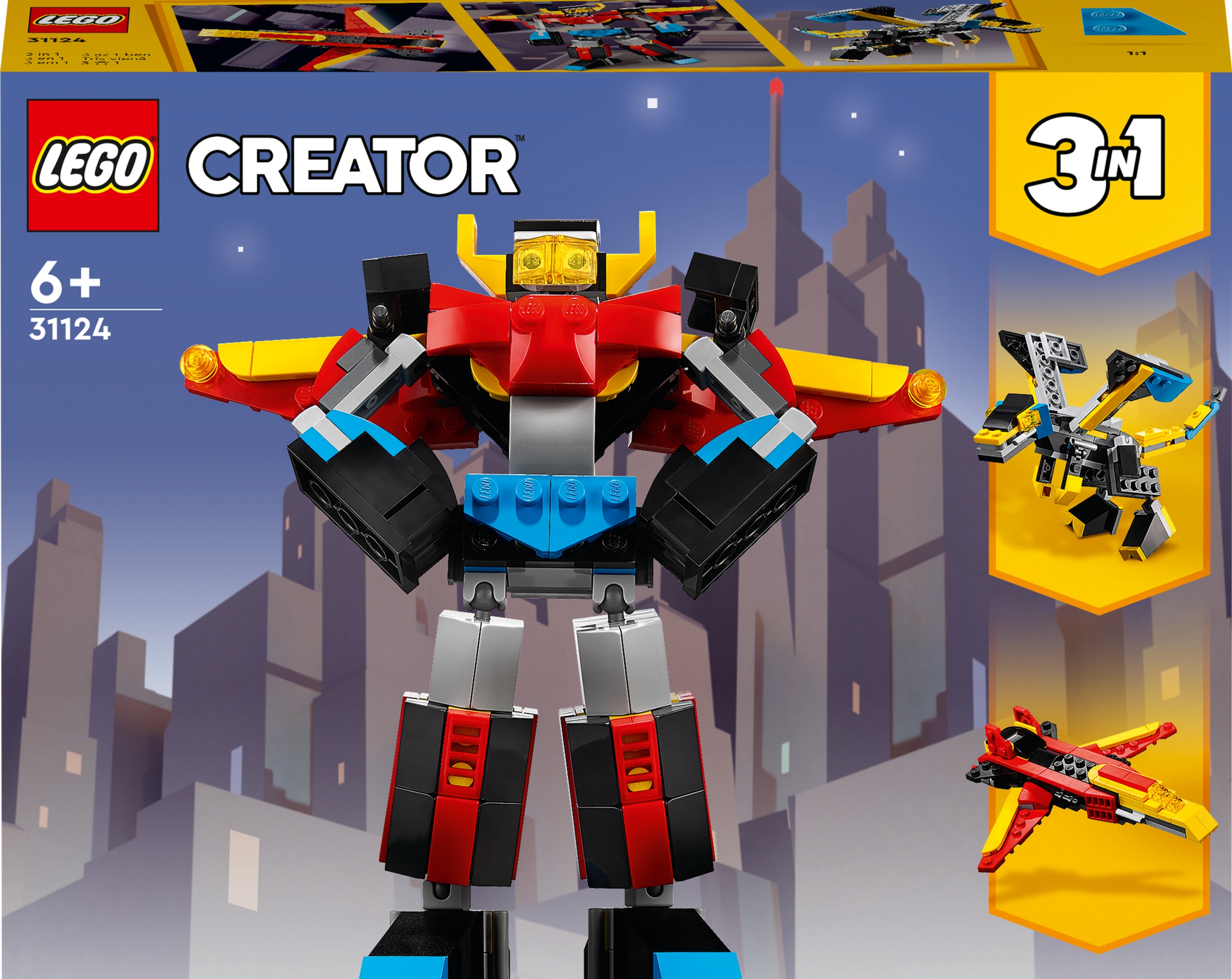LEGO CREATOR Super Robot 3w1 31124