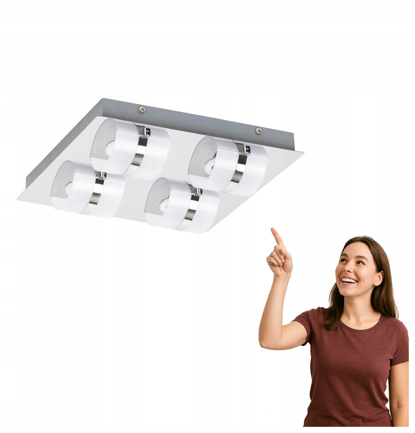 Led Stropní svítidlo do koupelny 4x5W Tony 5492 Rabalux