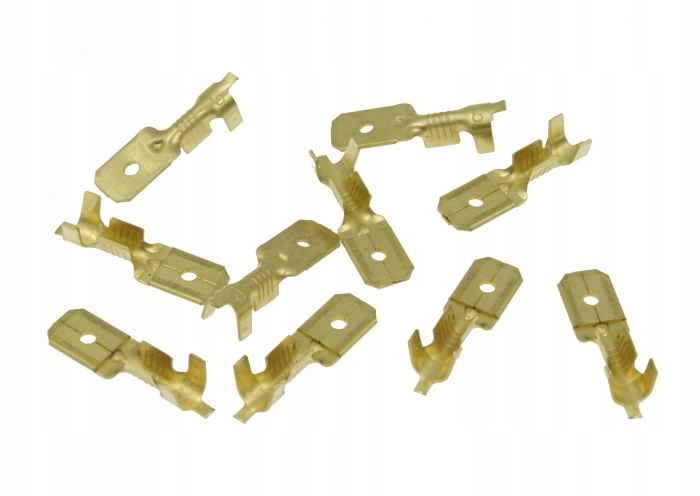 KONEKTORY 6,3 A2,5 NASUWKI WSUWKI KOŃCÓWKI MĘSKIE