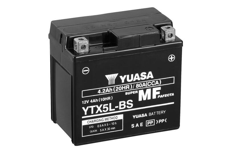 Bezúdržbová batéria Yuasa s kyselinou YTX5L-BS YTX5L-BS