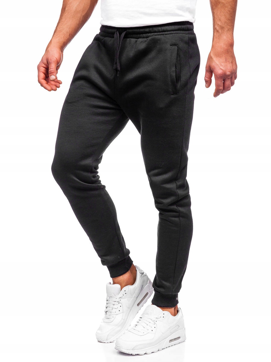 

Spodnie Męskie Dresowe Czarne CK01 DENLEY_2XL