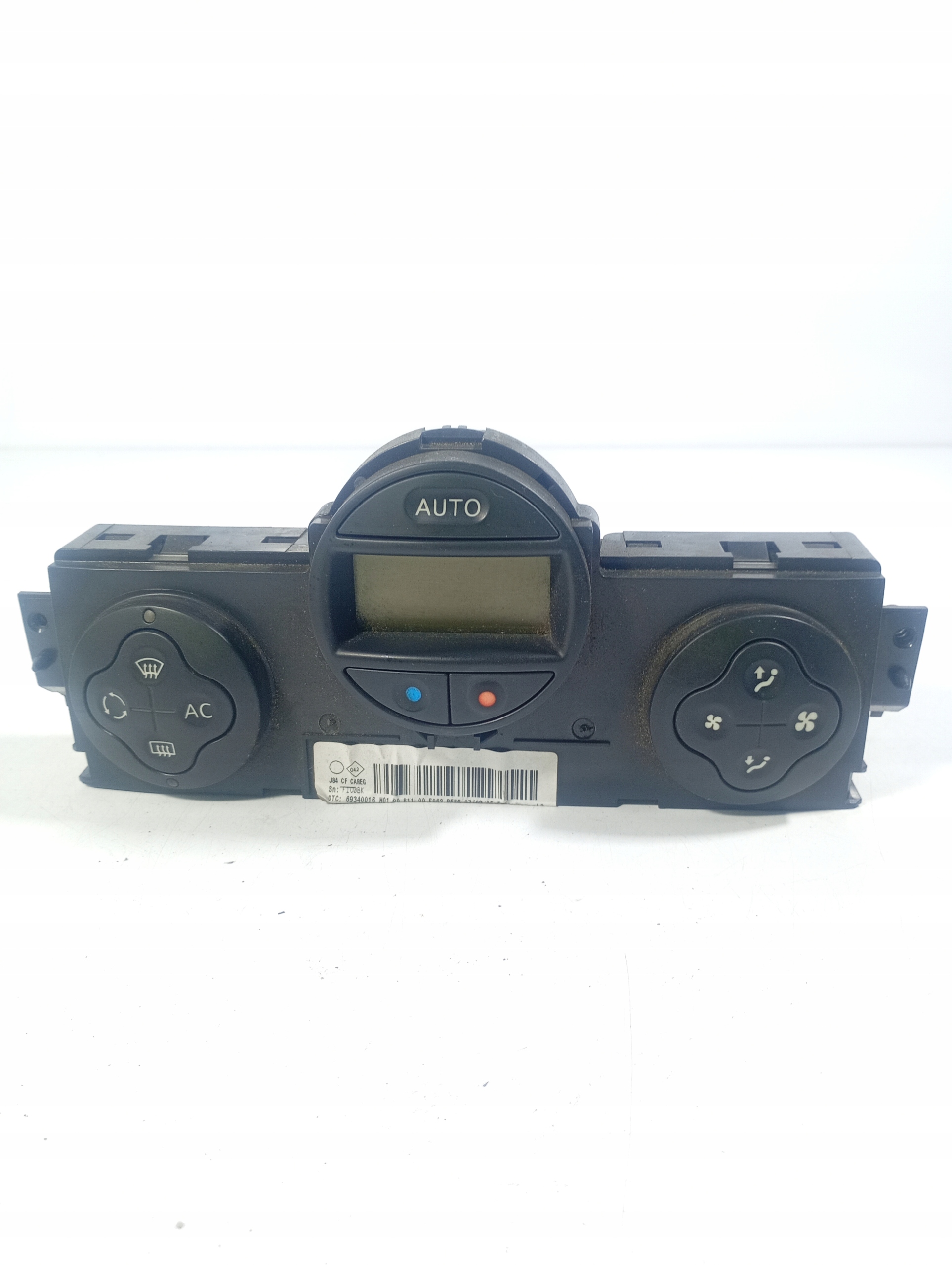 RENAULT SCENIC II 2 03-09 Interrupteur Bouton Unite commande clima 96340016