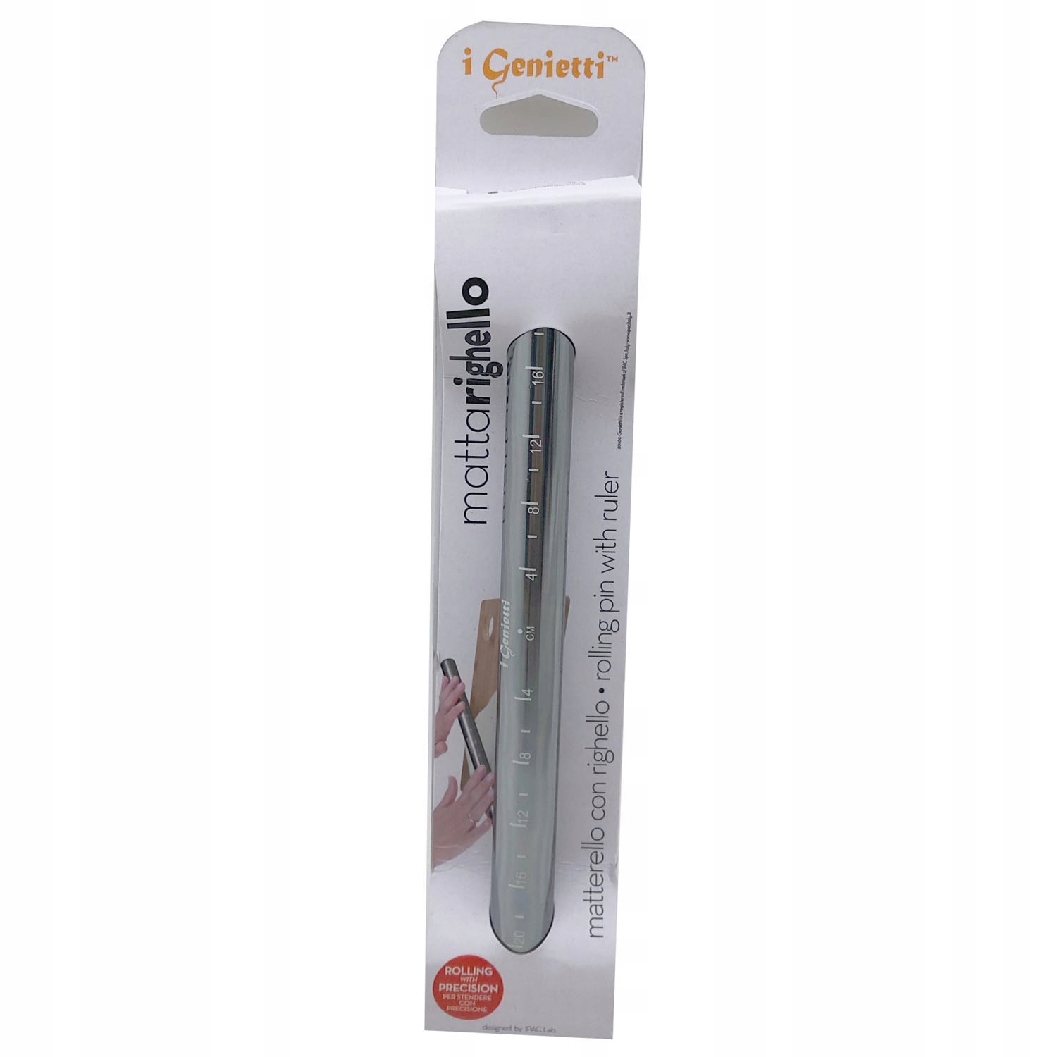 WAŁEK do CIASTA z miarką 25 cm IGenietti Rodzaj wałek