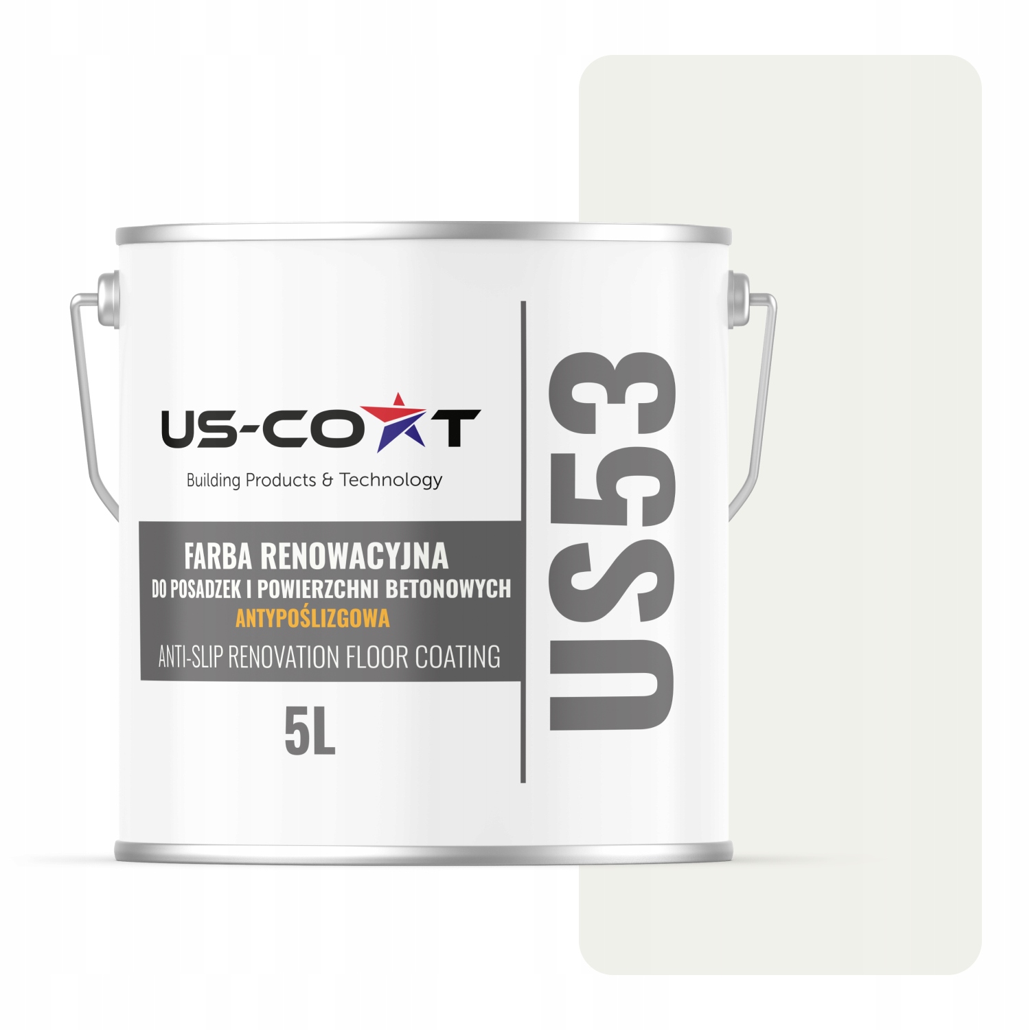 Renovačná Farba Na Podlahy Protišmyková Uv Biela Cestná Ral 9016 5 L