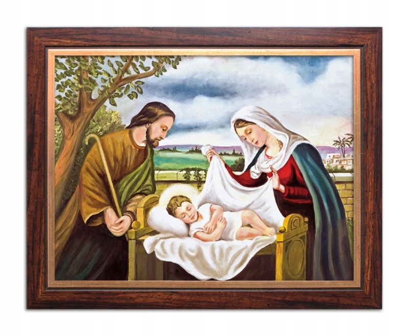 

Obraz W Ramie 50x70 Święta Rodzina pielucha