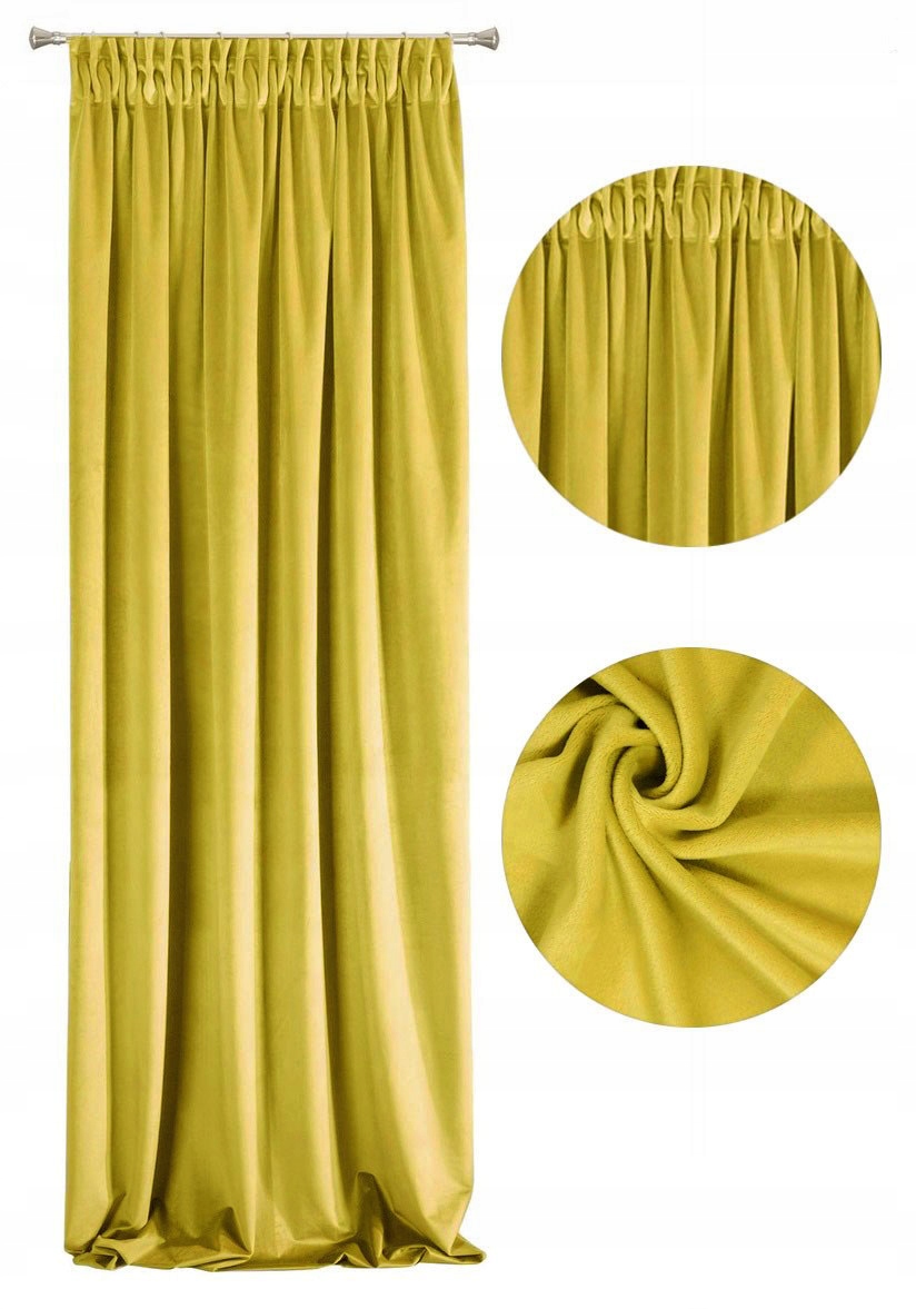 

Gotowe Zasłony Zaciemniające Welur Velvet 140X270