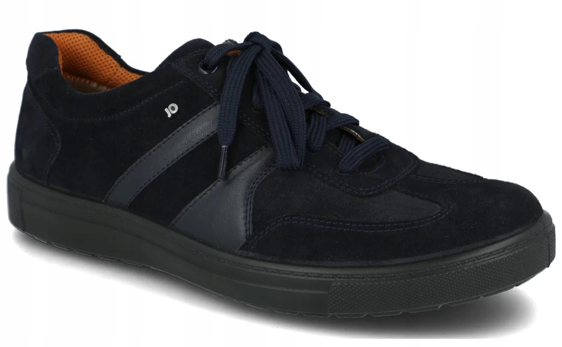 Pánské kožené polobotky Jomos 321391 modré, velikost H, pohodlné, lehké, R49