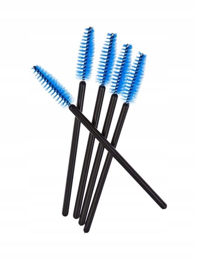 Szczoteczki do rzęs - czarny & niebieski - 50
