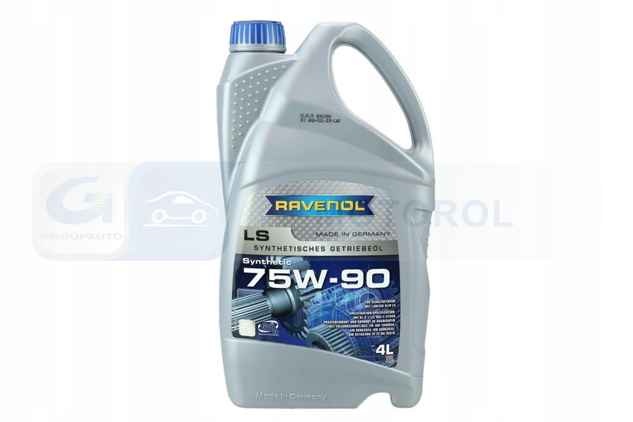 Olej Ravenol Mtf Ls 75W90 4L Polosynt. Api GL5+ Limited Slip