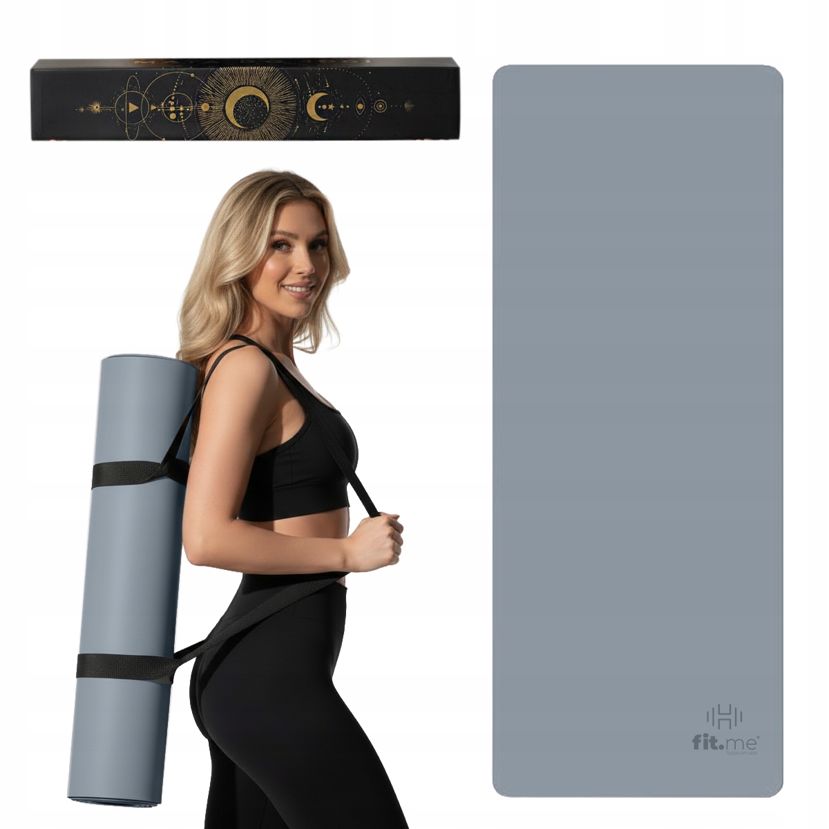 Piękna Mata Premium Do Jogi Ćwiczeń Fitness Antypoślizgowa Kauczuk Pu