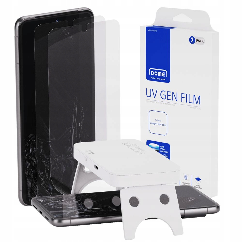 Folia Ochronna Whitestone Dome Uv Gen Film 2- Pack Google Pixel 8 Pro