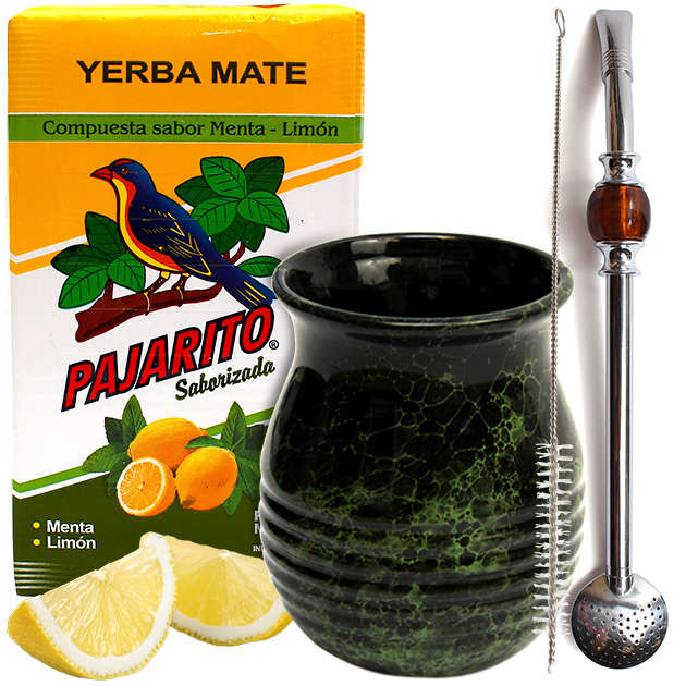 Levně Sada Yerba Mate Pajarito Limon Tykwa Bombilla – ideální na start!