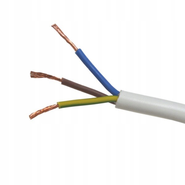 Bytový kabel OMYżo 3x0,75 300V bílý