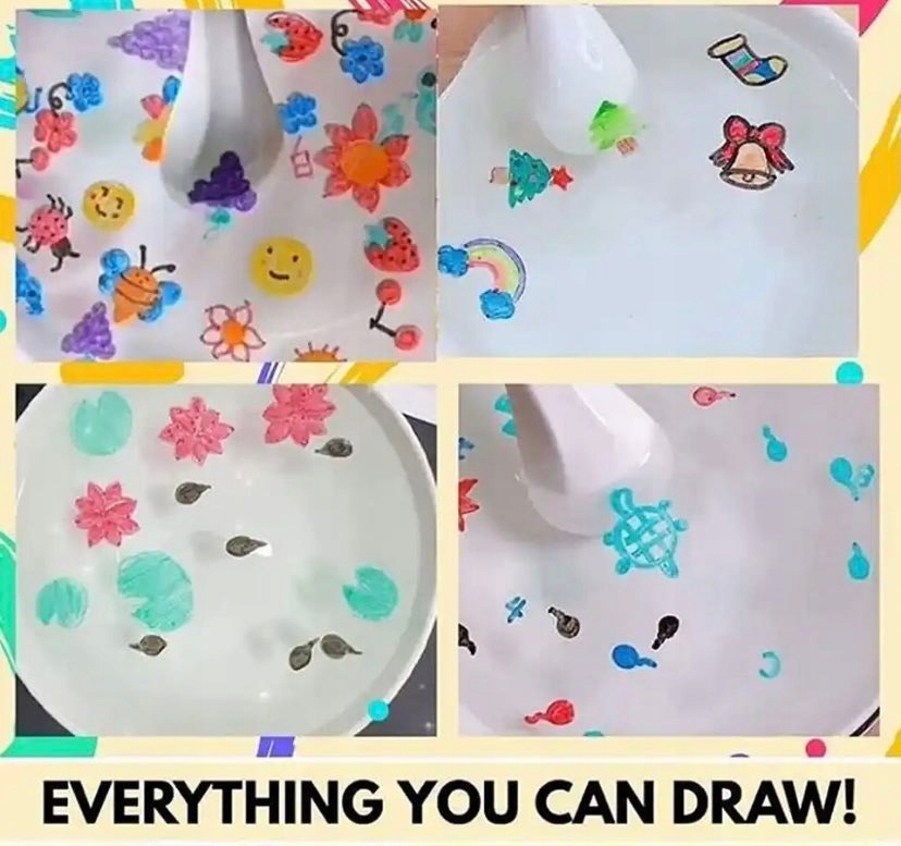 MAGICZNE PISAKI FLAMASTRY WODNE RYSOWANIE WODNE MALOWANIE ZESTAW DLA DZIECI Płeć chłopcy dziewczynki