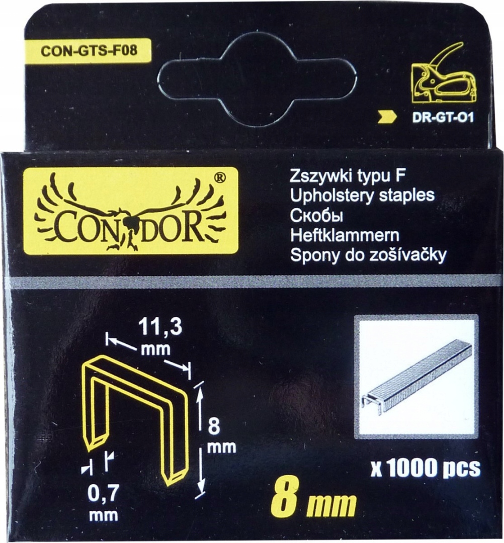 

Zszywki 8mm /1000szt.