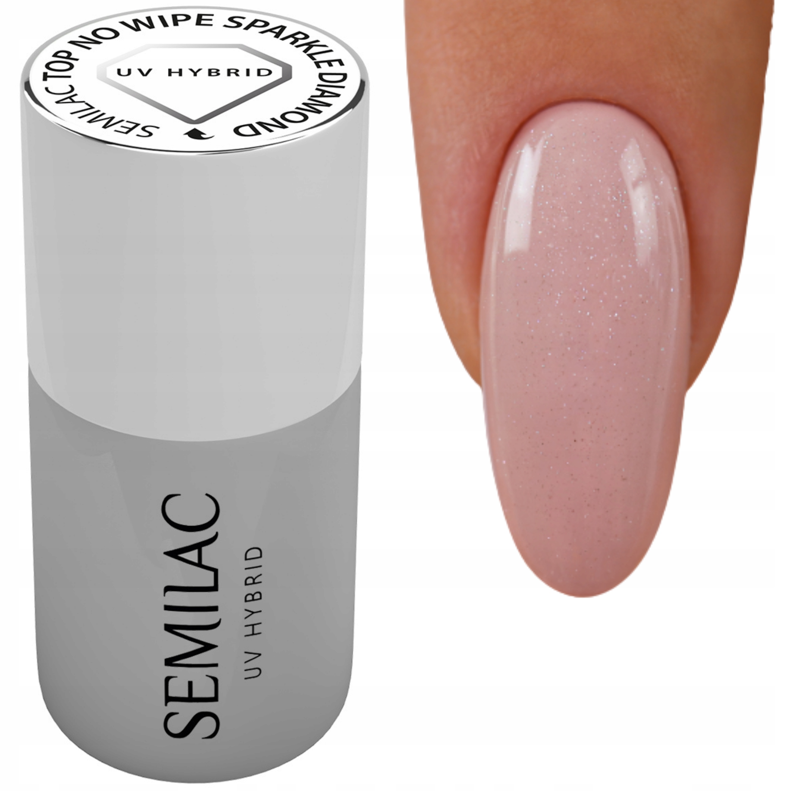

Semilac Top No Wipe Sparkle Diamond 7 ML