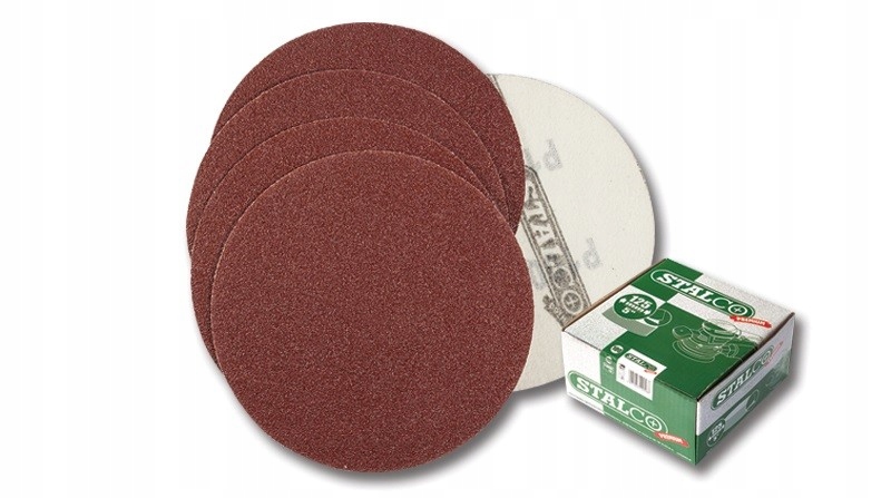 

Krążek ścierny na rzep 125mm P80