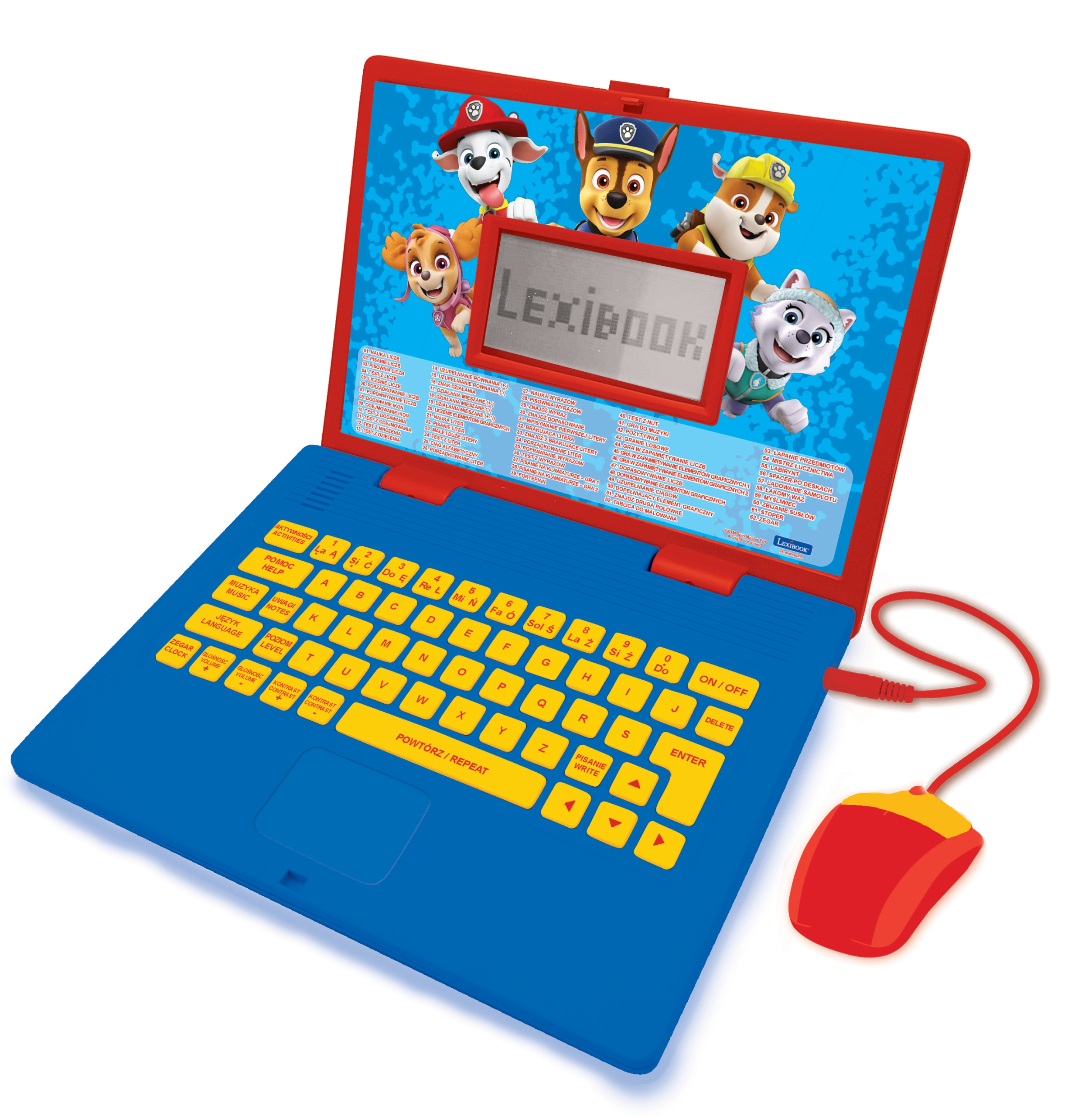 Zdjęcia - Zabawki interaktywne Patrol Laptop edu Psi  Pl/en dwa języki 