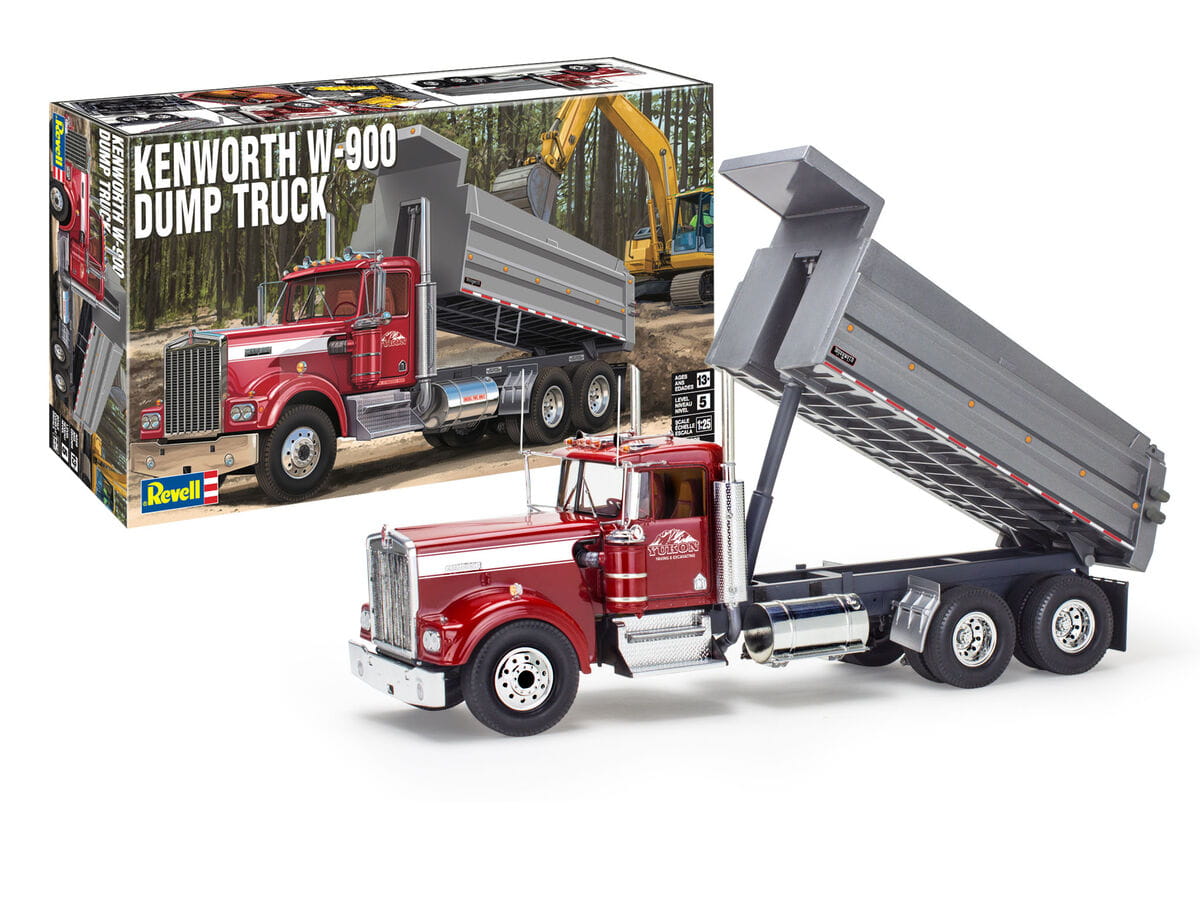 Kenworth W-900 Dump Truck Model Revell
