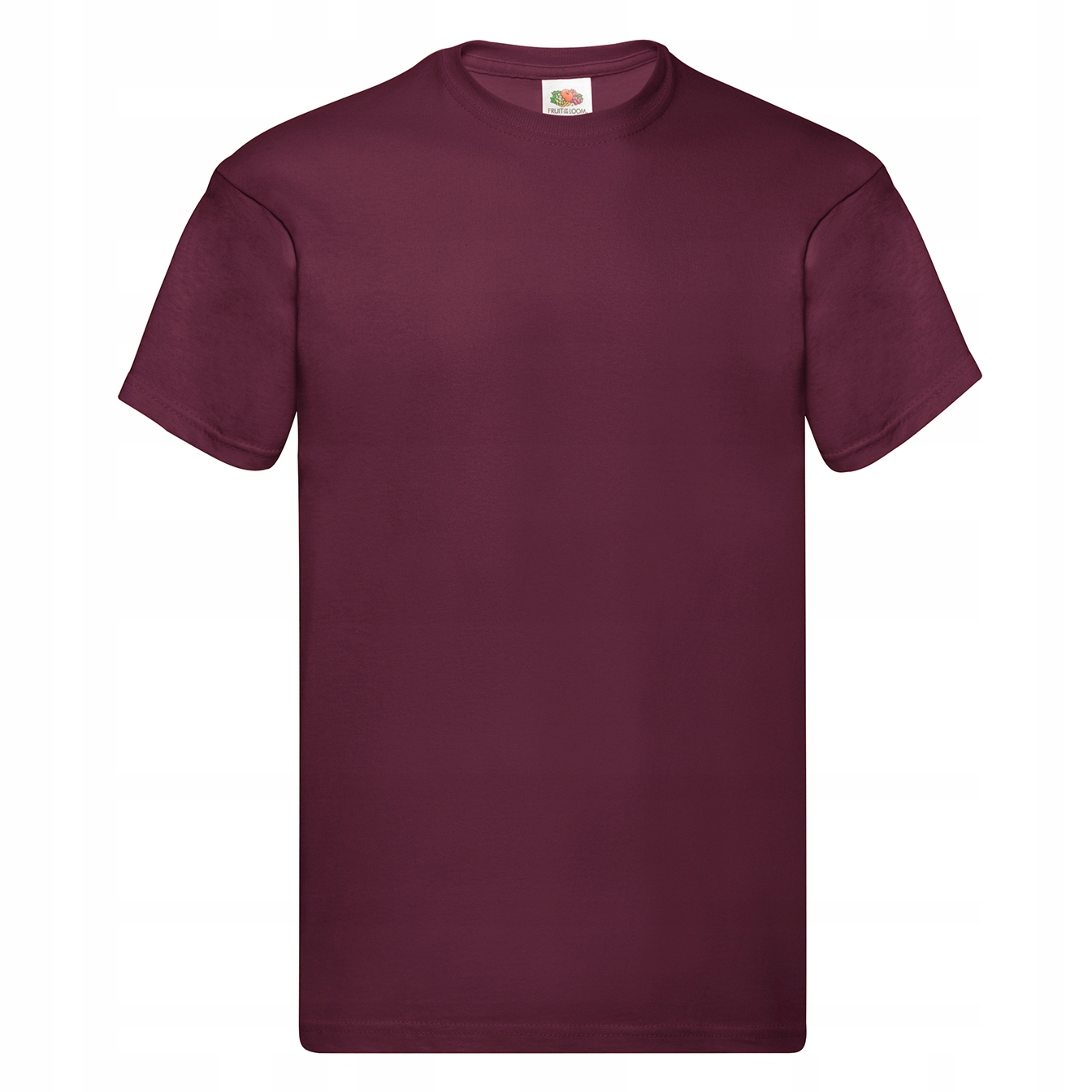 T-SHIRT KOSZULKA FRUIT OF THE LOOM burgundy L