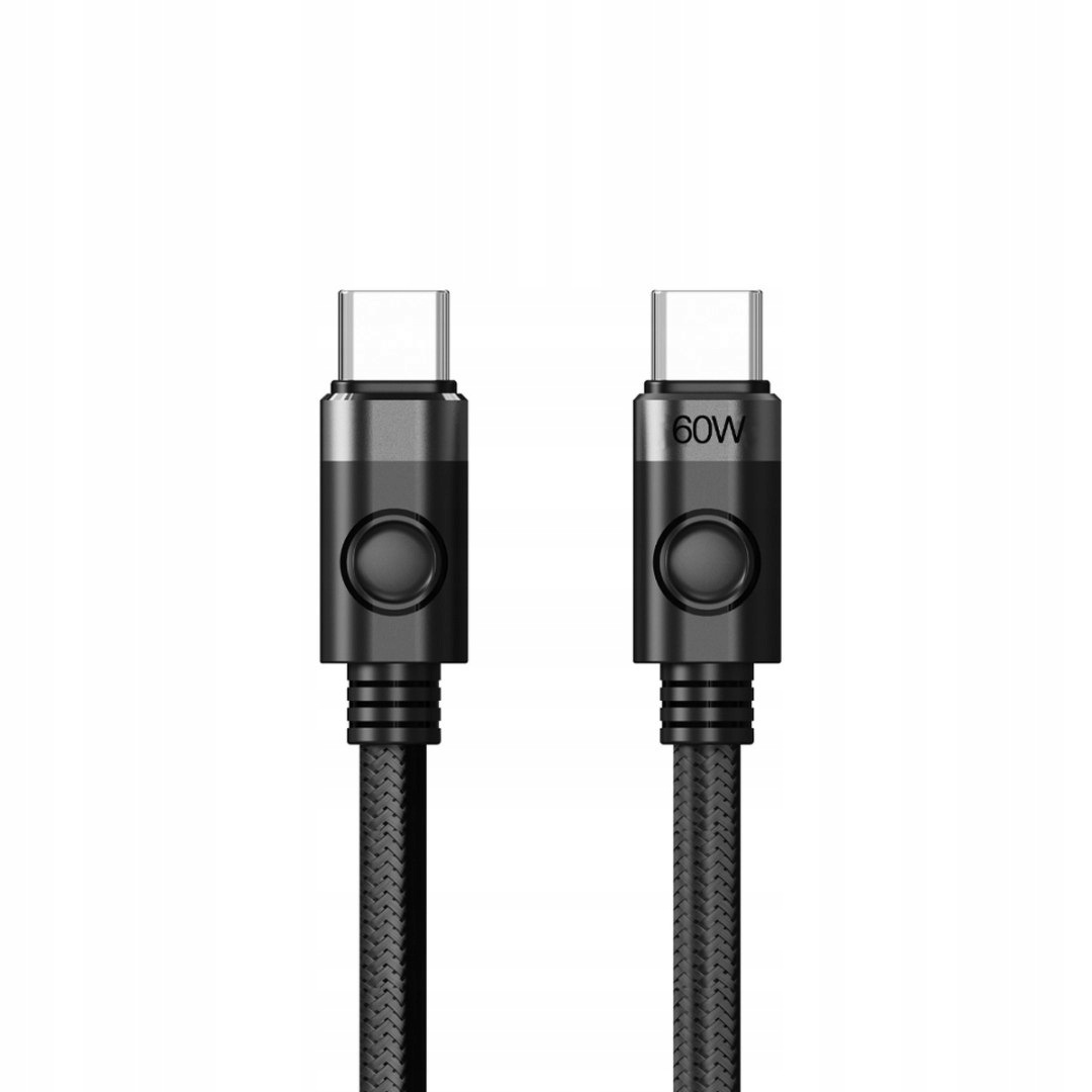 Orico Kabel Usb-c na Usb-c, Power Delivery 60W, 1m, czarny