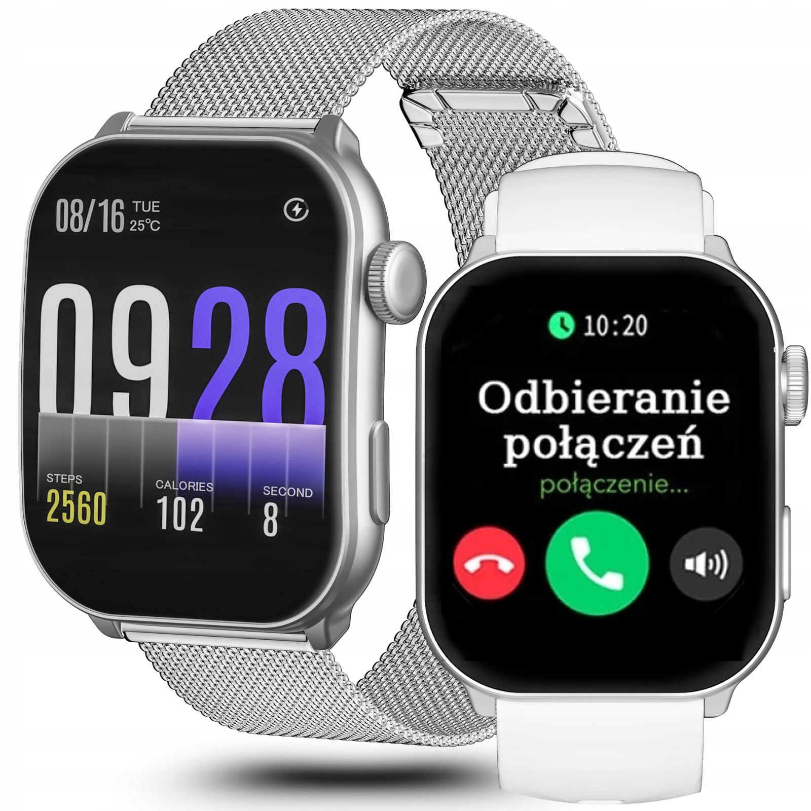 Hodinky Chytré Hodinky Gravity 2 Pásky Připojení Sportovní Režimy Spánek Puls