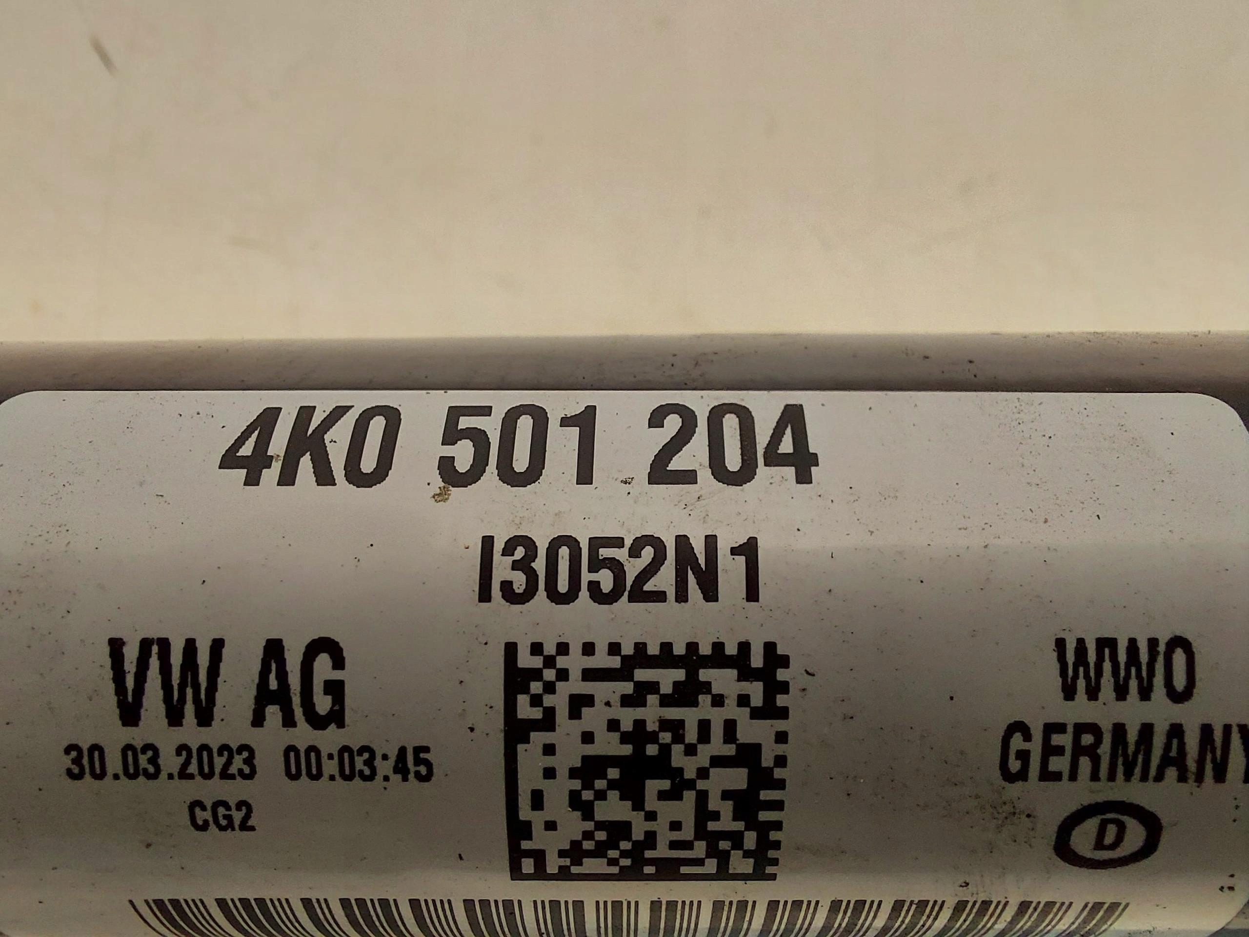 Audi A7 4K8 45 TFSI semi-axis right rear part 4K0501204