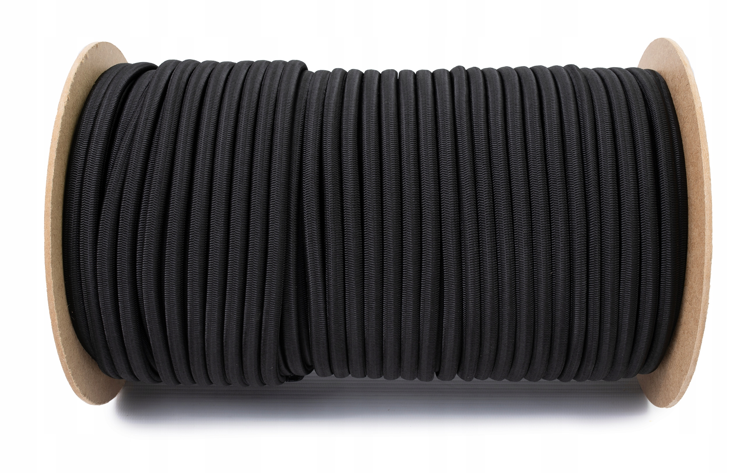 Elastická Gumová Šňůra Expandor Pro Plachty Černá 8 mm 100 M