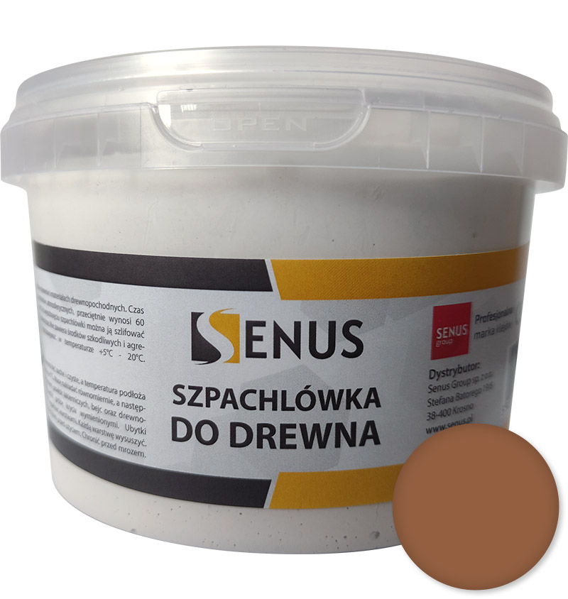 

Szpachlówka do drewna Senus 1kg Orzech