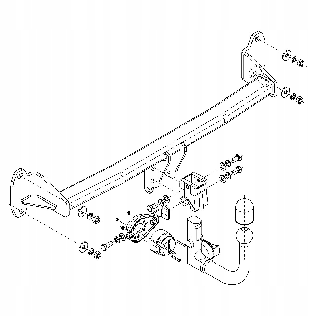 Hak Wypinany do Mini Cooper Countryman 2 F60 II od 2016 MODUŁ 13 PIN Producent Steinhof