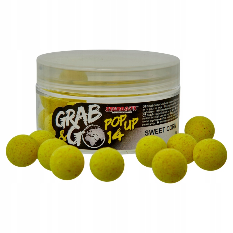 Starbaits Kulki Pop Up Grab&go Kukurydza 14mm