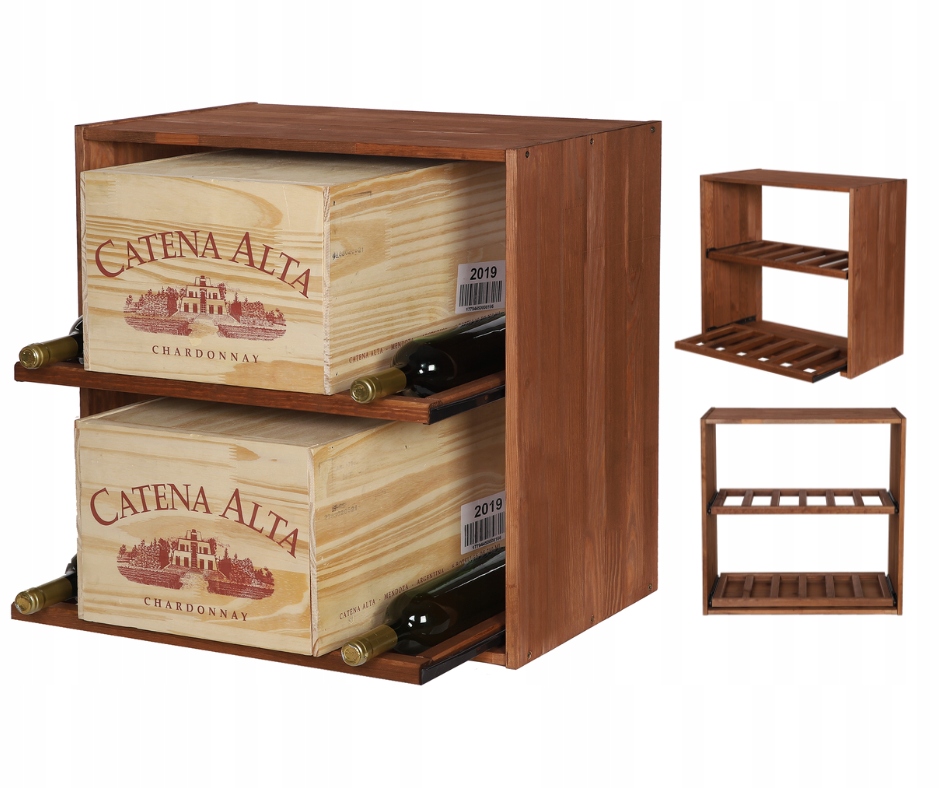 Modulární stojan na víno RW61 (2 lehátka) Bronz Outlet