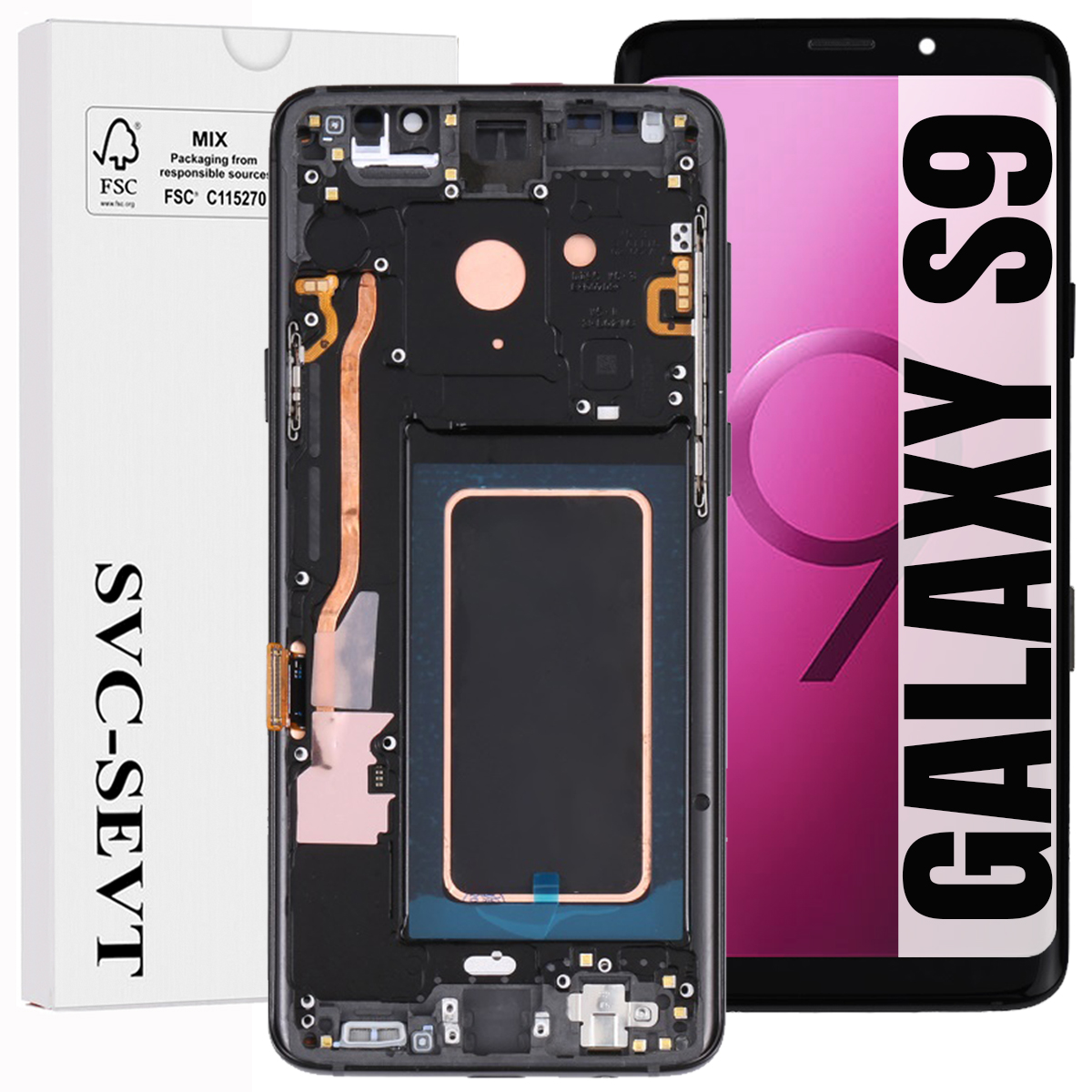 Displej Pro Samsung Galaxy S9 G960 G960F Originální LCD Rámeček