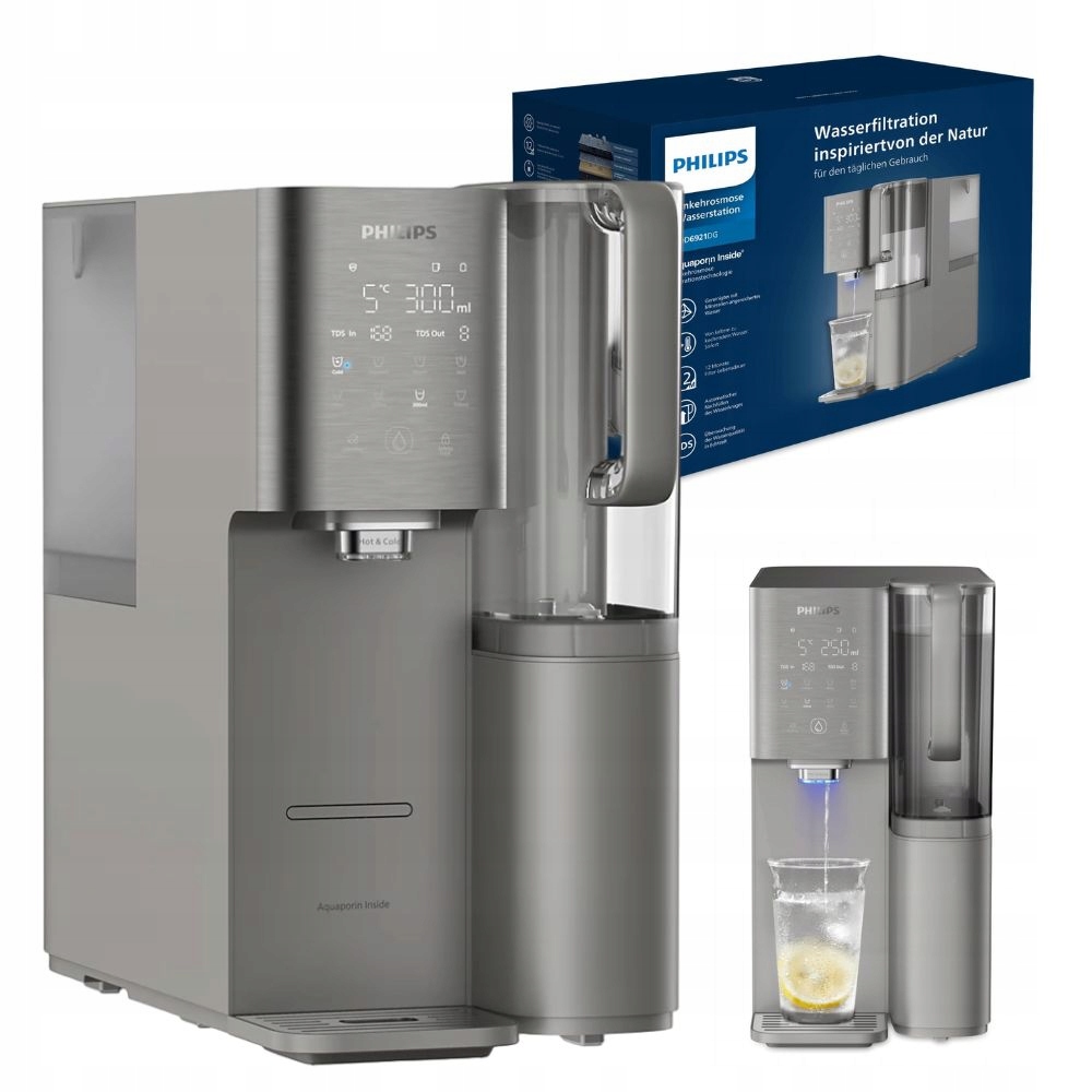 Distribútor vody s reverznou osmózou Philips ADD6921DG/10 teplá studená voda