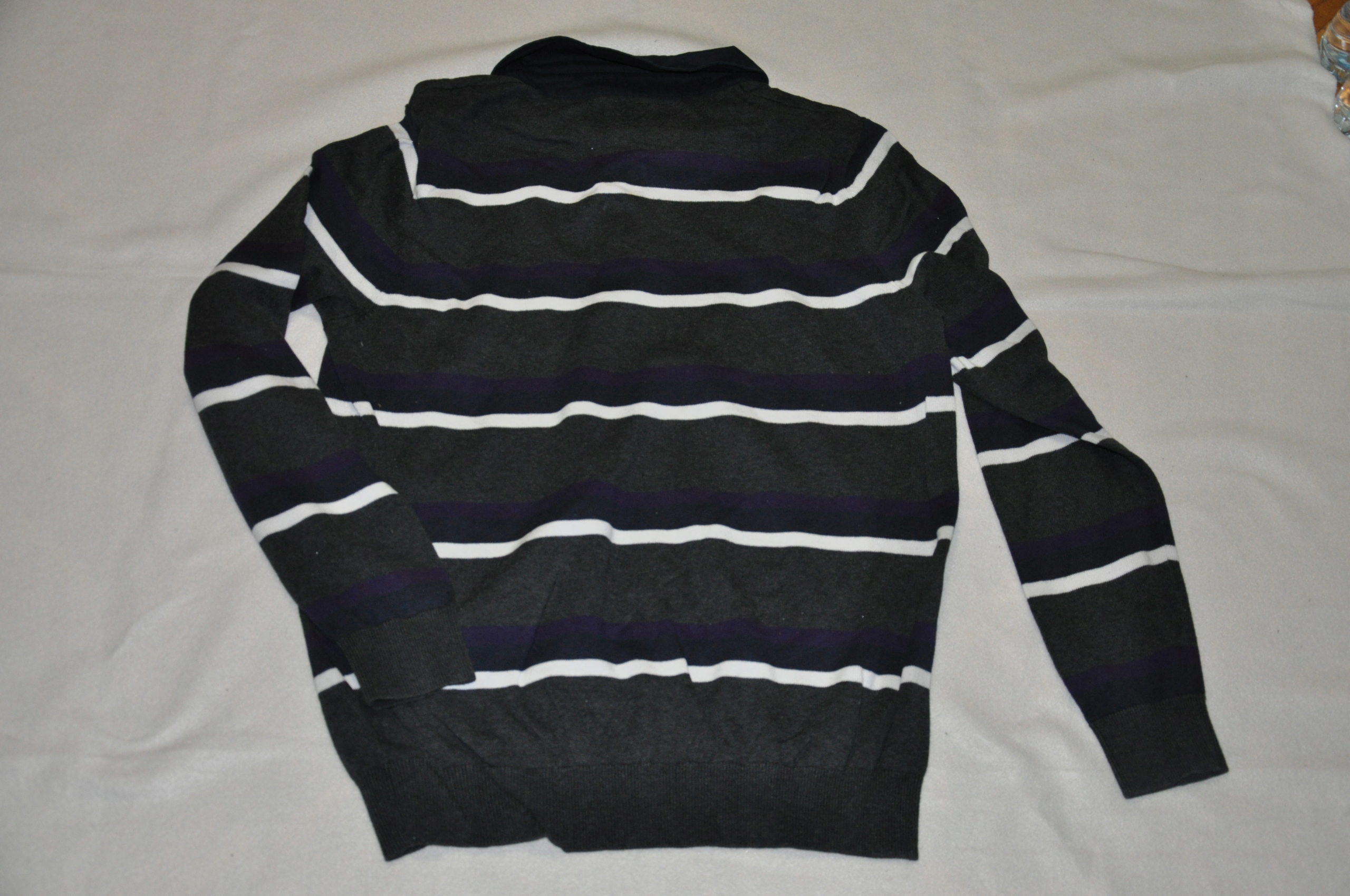 ATLANTIC BAY-FAJNY CIENKI SWETERK Z KOŁNIERZYKIEM R.M Rozmiar M