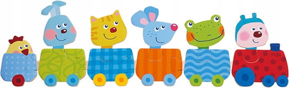 

Układanka puzzle Zwierzątka w podróży Haba