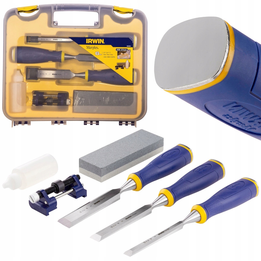 

Zestaw dłut do drewna MS500 z ostrzałką 6el. Irwin