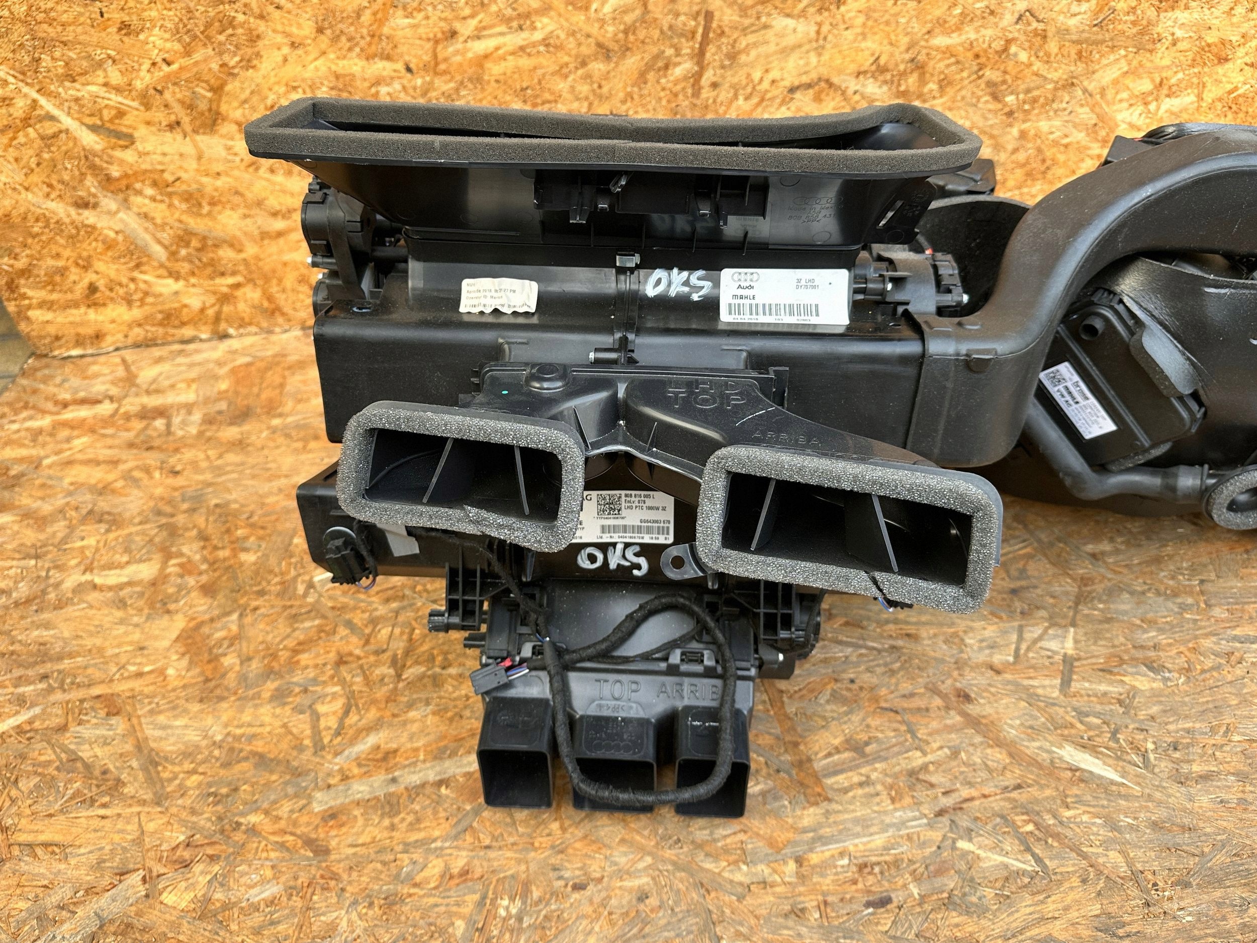 AUDI Q5 SQ5 80A FY ohřívač ZESPOL topení ventilátor EU 80B816005L