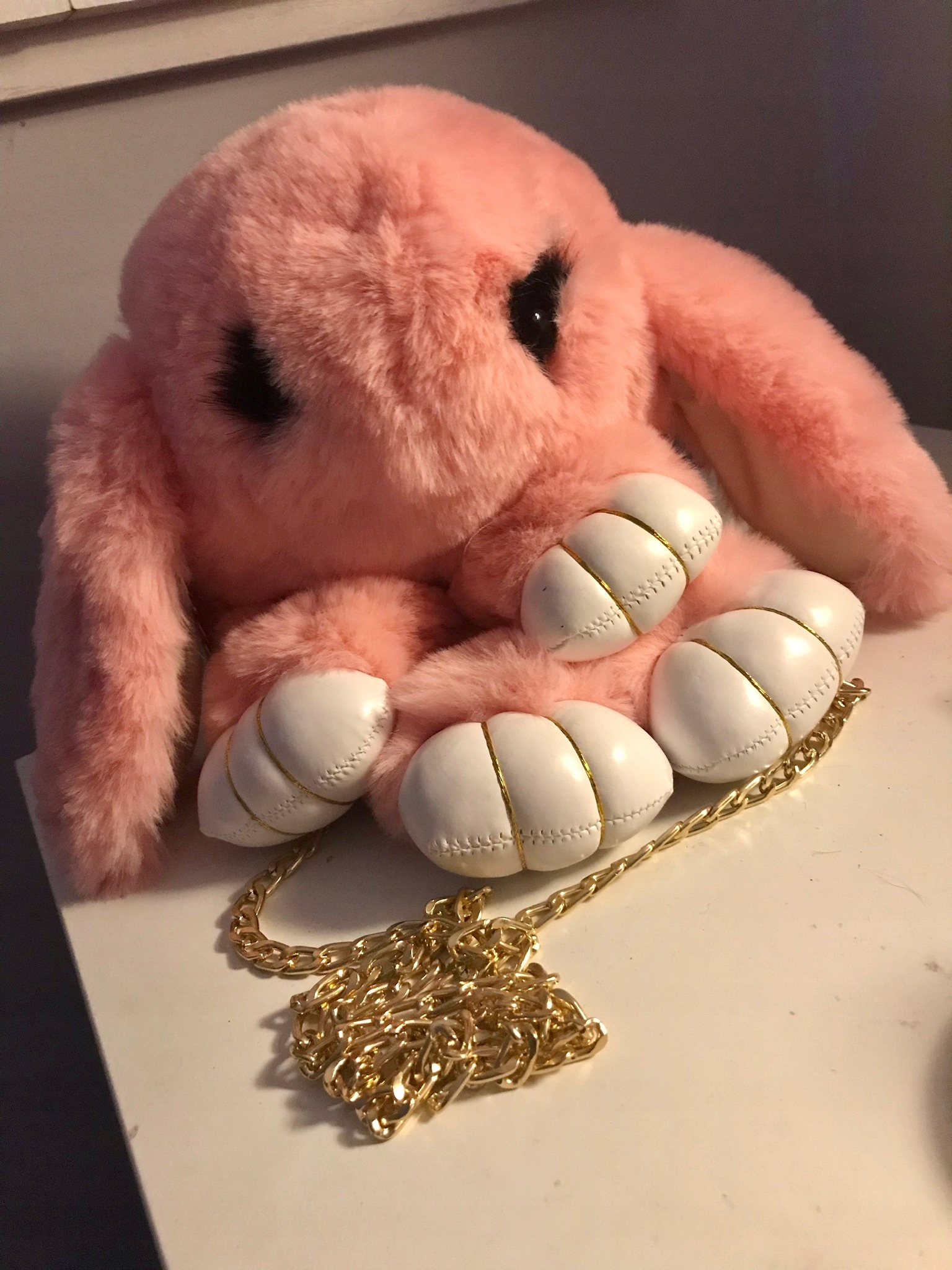 FUTERKOWA MODNA TOREBKA PLECAK KRÓLIK KRÓLICZEK Materiał dominujący inny