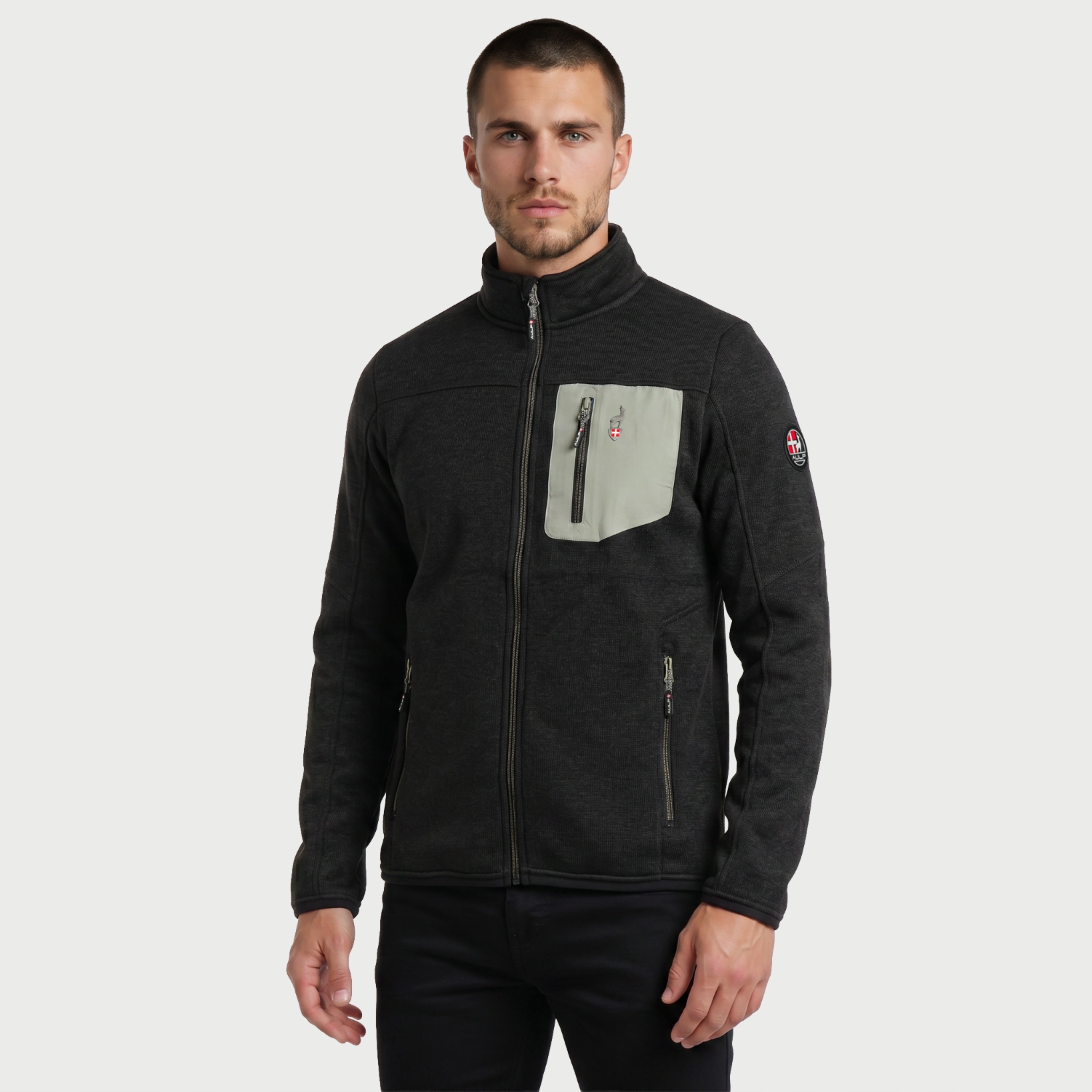 Bluza polar męski rozpinana Dante ciepła turtstyczna trekkingowa XXL