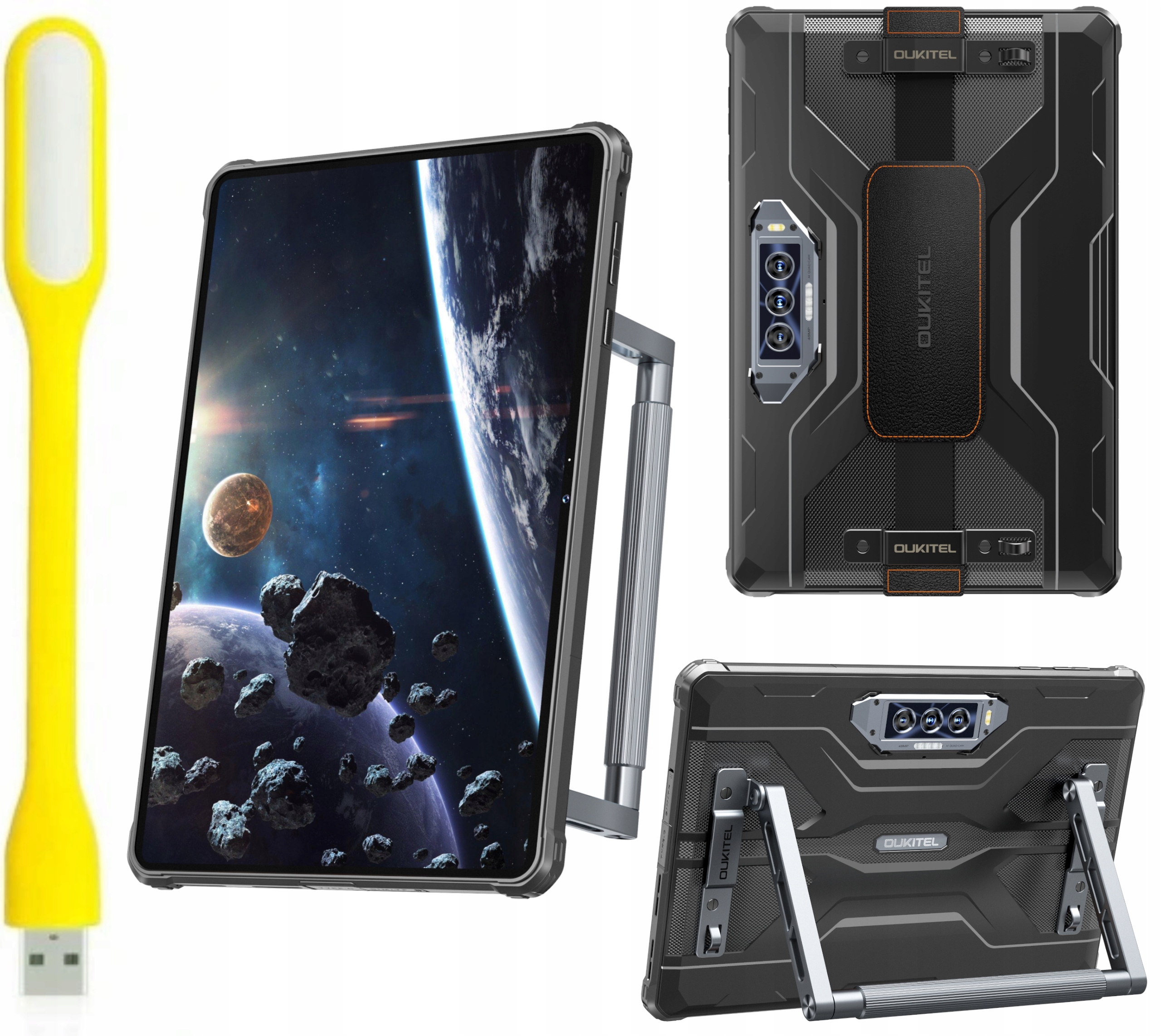 Oukitel Tablet RT8 4G 6/256GB 20000 [mAh] 11" Kamera Nocna Metalowy Uchwyt