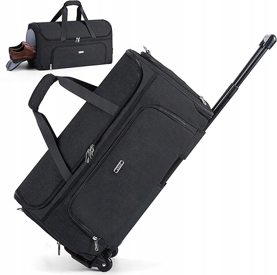 Torba na ubrania Lekespring z kółkami, 55L torba podróżna